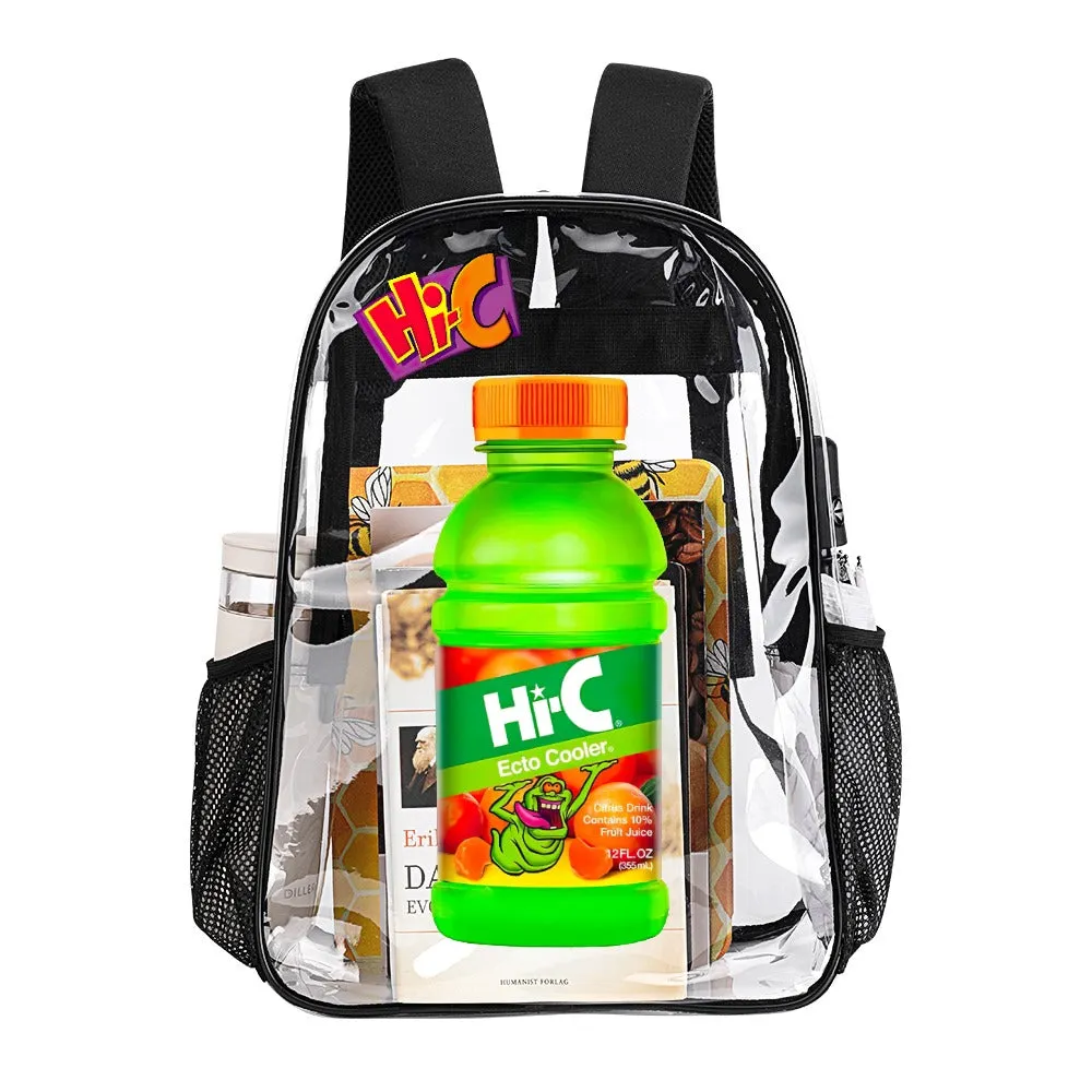 Hi-C Ecto Cooler Transparent Backpack 17 Inch