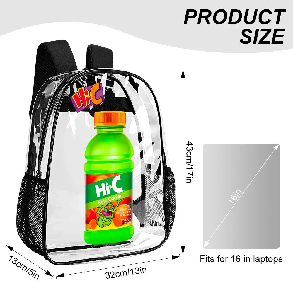 Hi-C Ecto Cooler Transparent Backpack 17 Inch