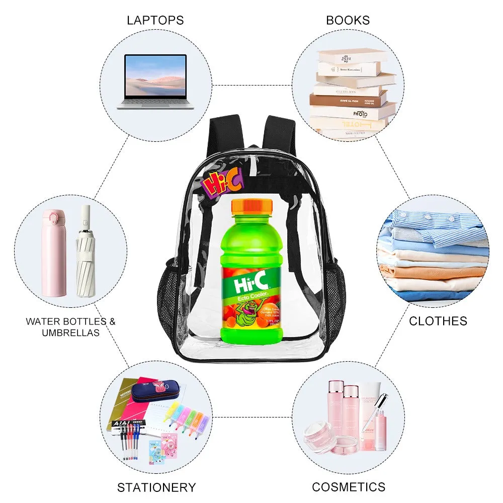 Hi-C Ecto Cooler Transparent Backpack 17 Inch