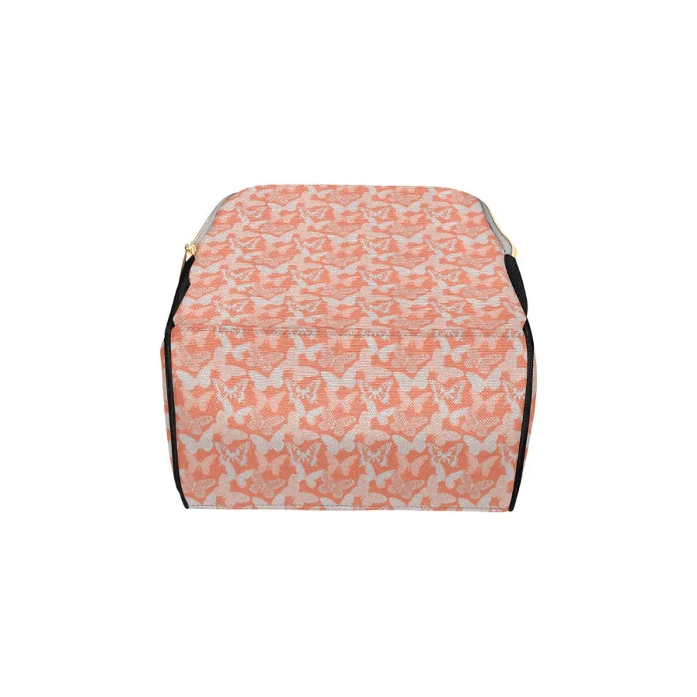 Holly Gray and Red Butterfly Backpack