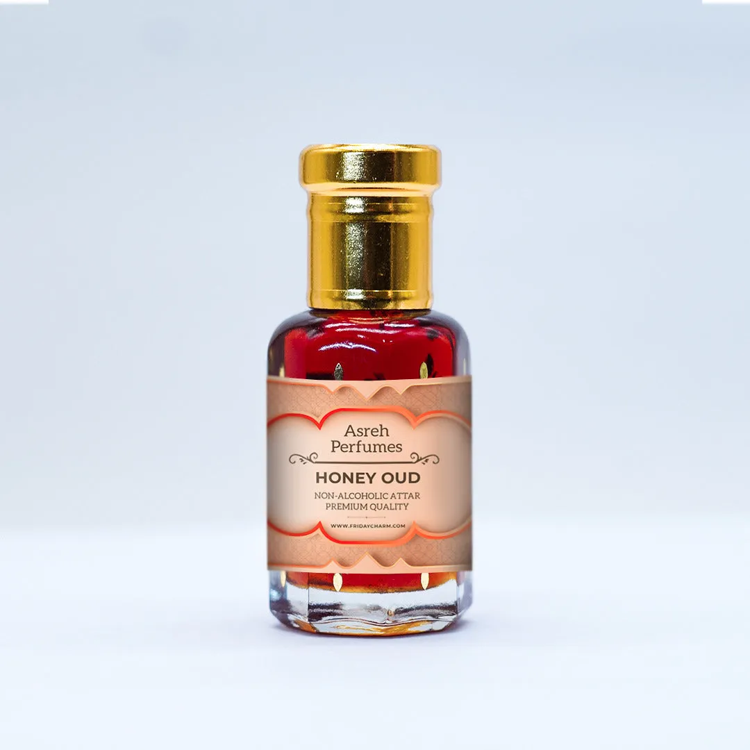 Honey Oud, Chocolate Oud & Red Oud 12ml Each, Pack of 3 - Asreh Premium Quality Attar
