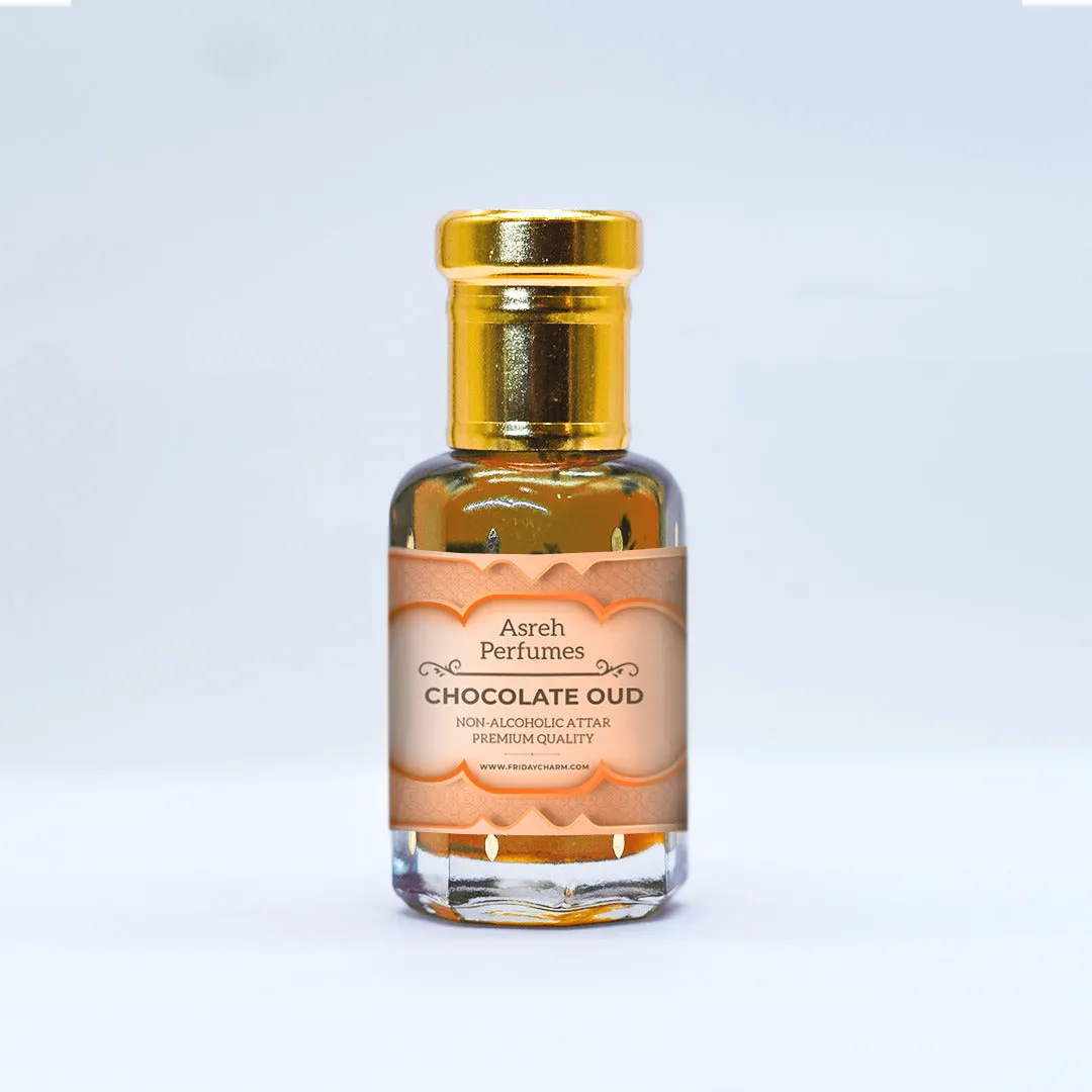 Honey Oud, Chocolate Oud & Red Oud 12ml Each, Pack of 3 - Asreh Premium Quality Attar