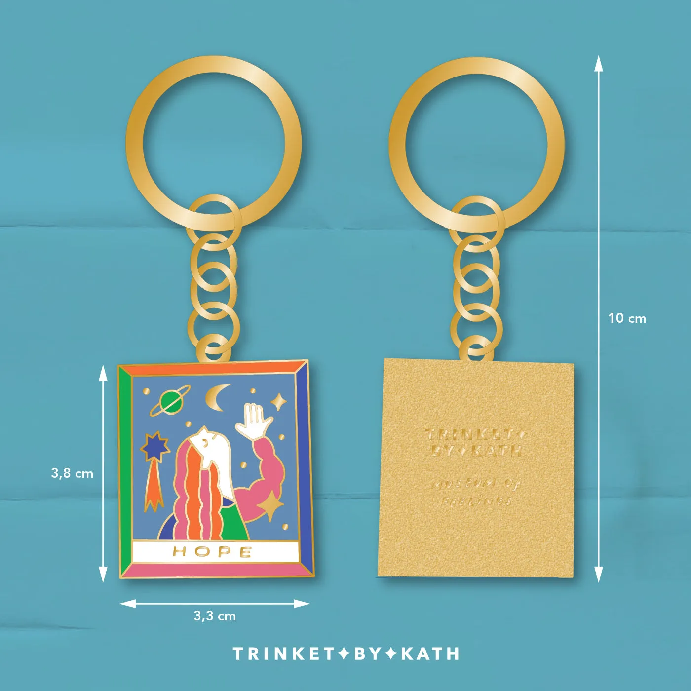 Hope {Enamel Keychain}