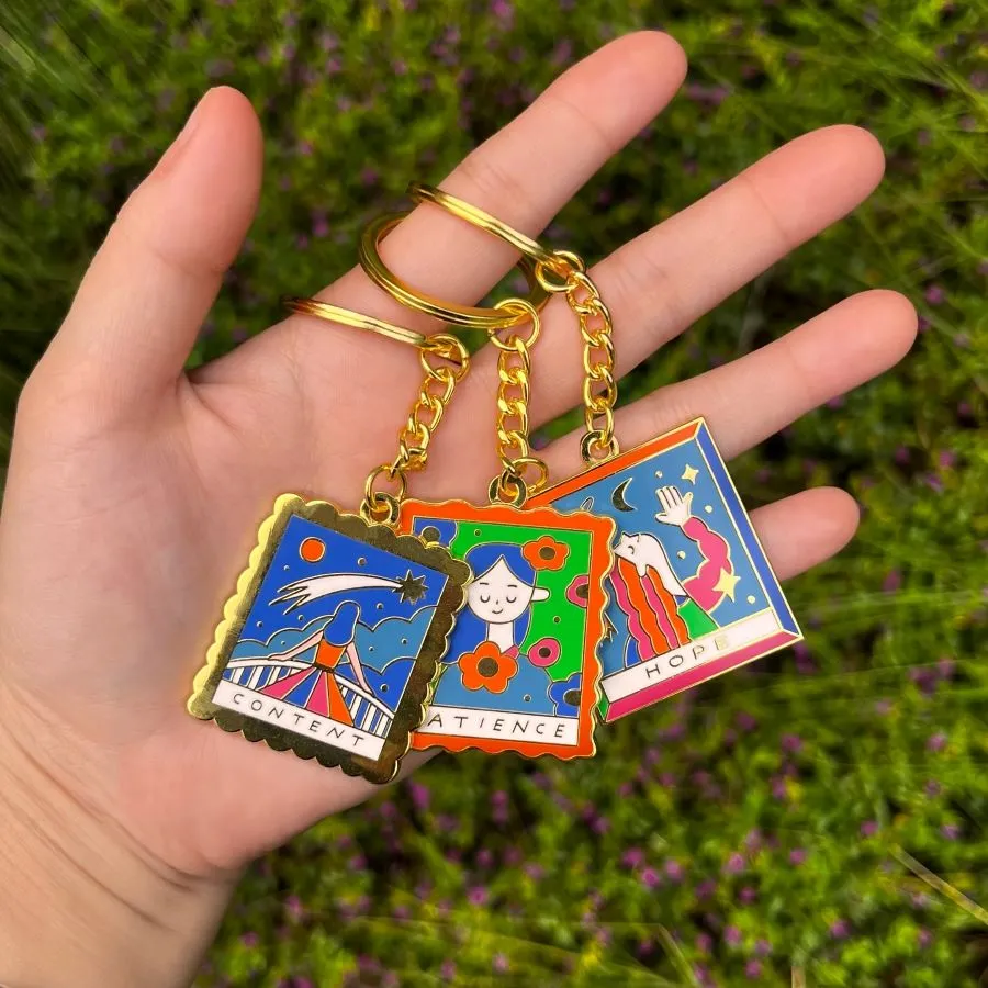 Hope {Enamel Keychain}
