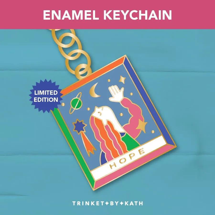 Hope {Enamel Keychain}