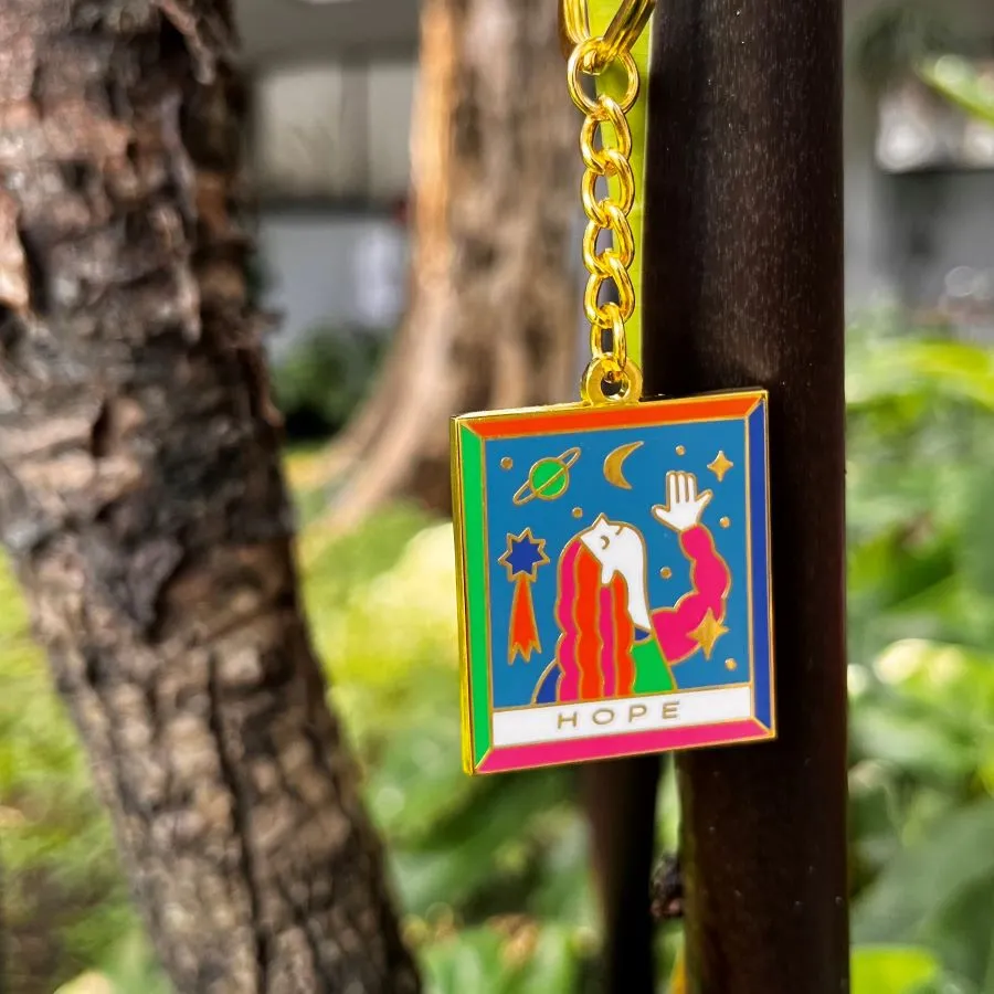 Hope {Enamel Keychain}