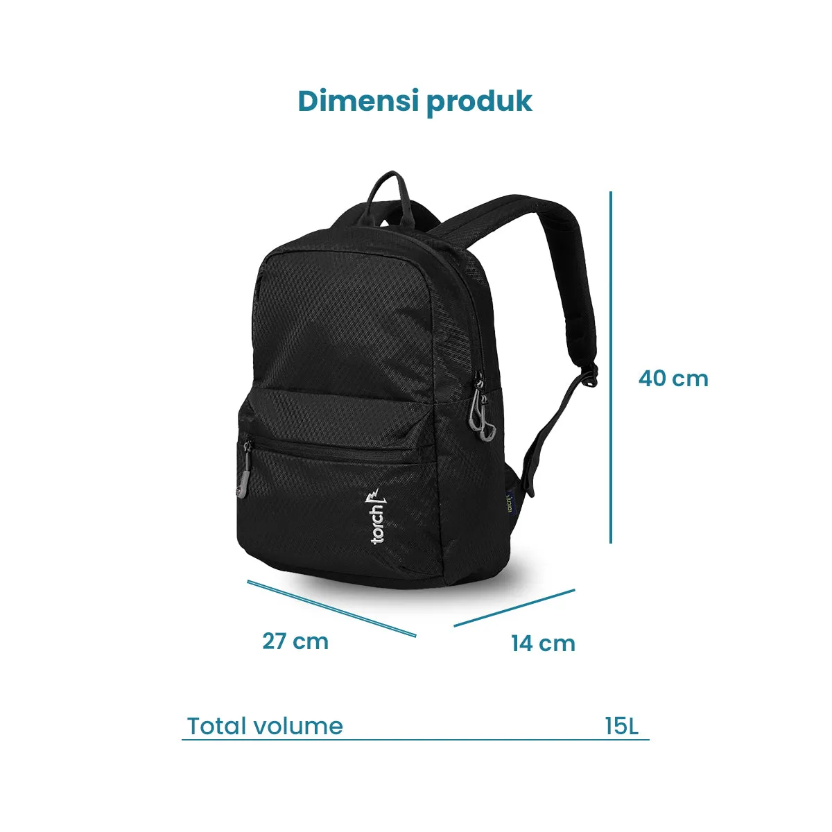 Hwado Tas Ransel Sekolah Torch 17L