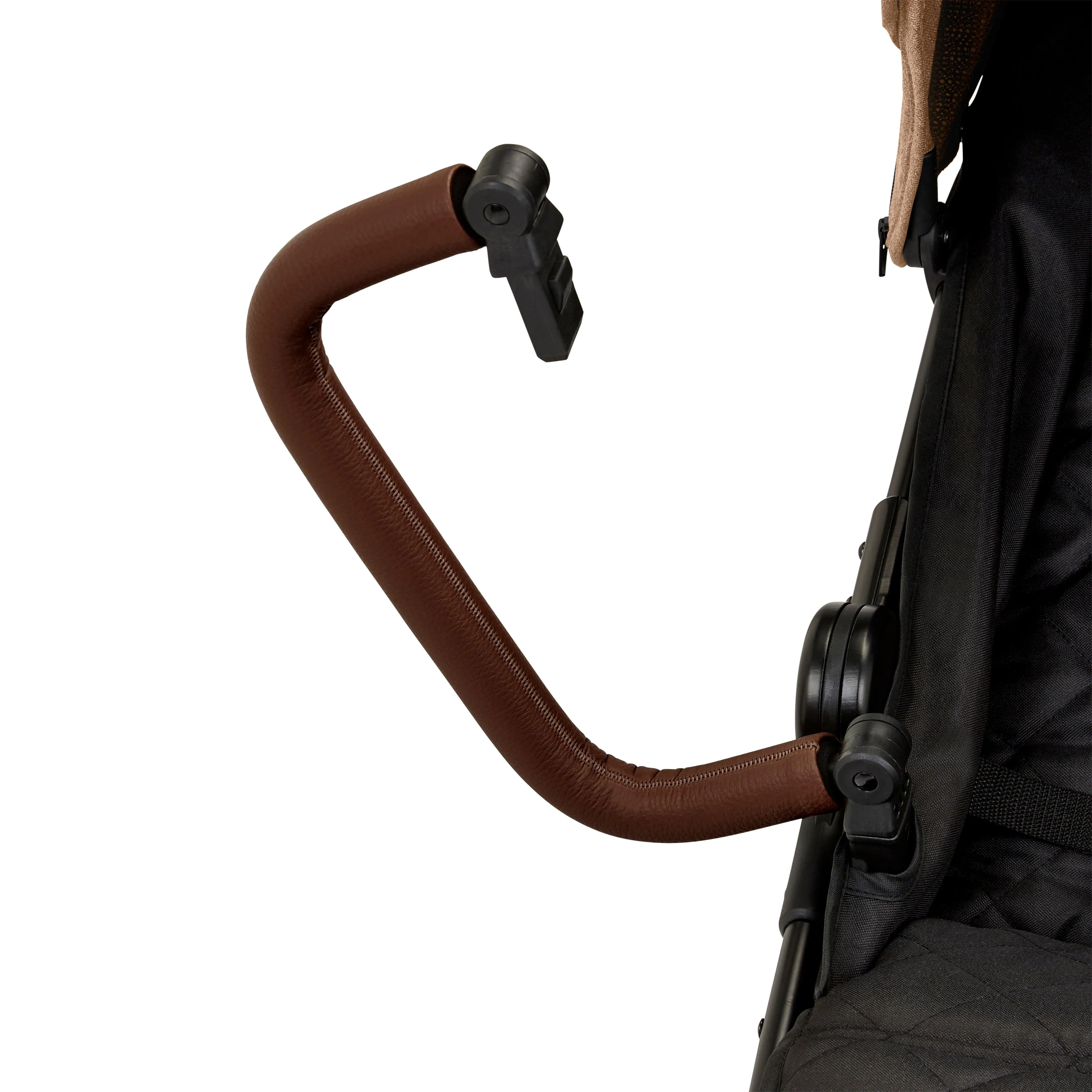 Ickle Bubba Venus Prime Double Stroller - Black / Biscuit / Tan