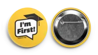 I'm First! Button (Your Colors)