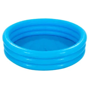 Intex Crystal Blue Three Ring Inflatable Paddling Pool 58" x 13" 58426NP
