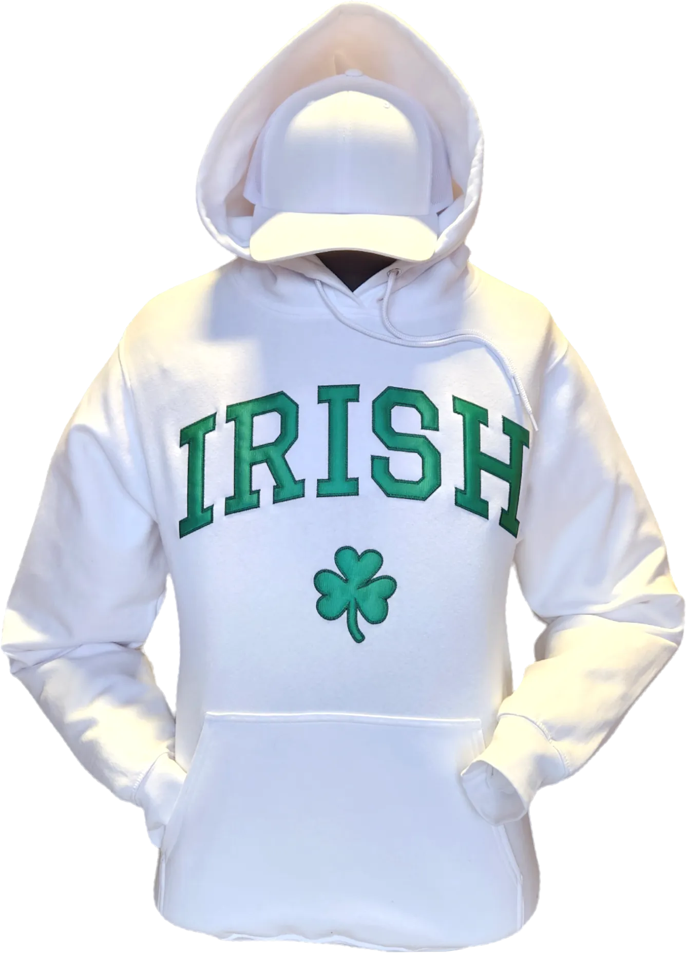 Irish Hoodie Classic White