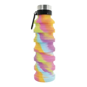 Iscream Collapsible Water Bottle - Tie Dye