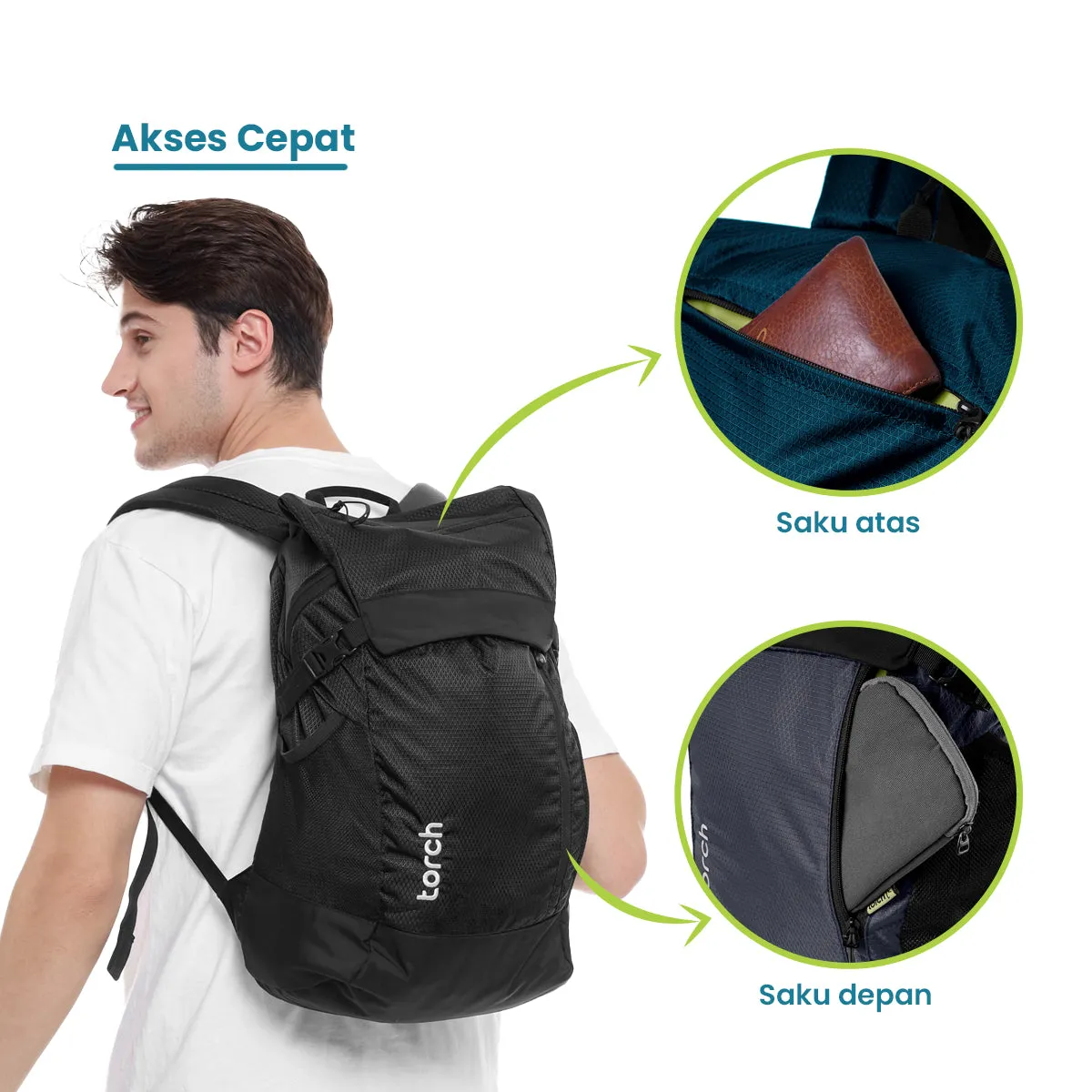 Ishikari Tas Ransel Torch 20L   2L