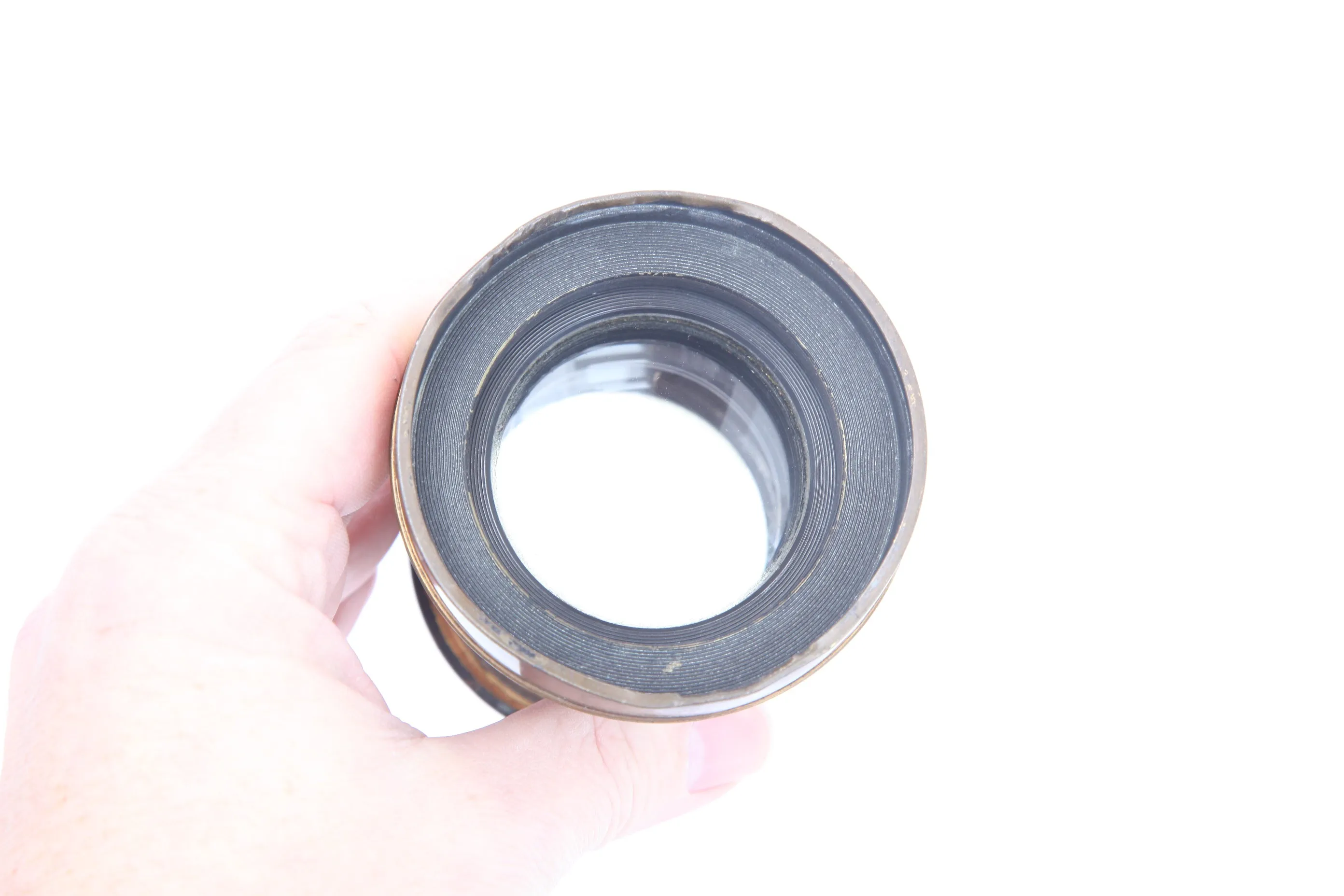 J. H. Dallmeyer 10x8 Rapid Rectilinear Brass Lens