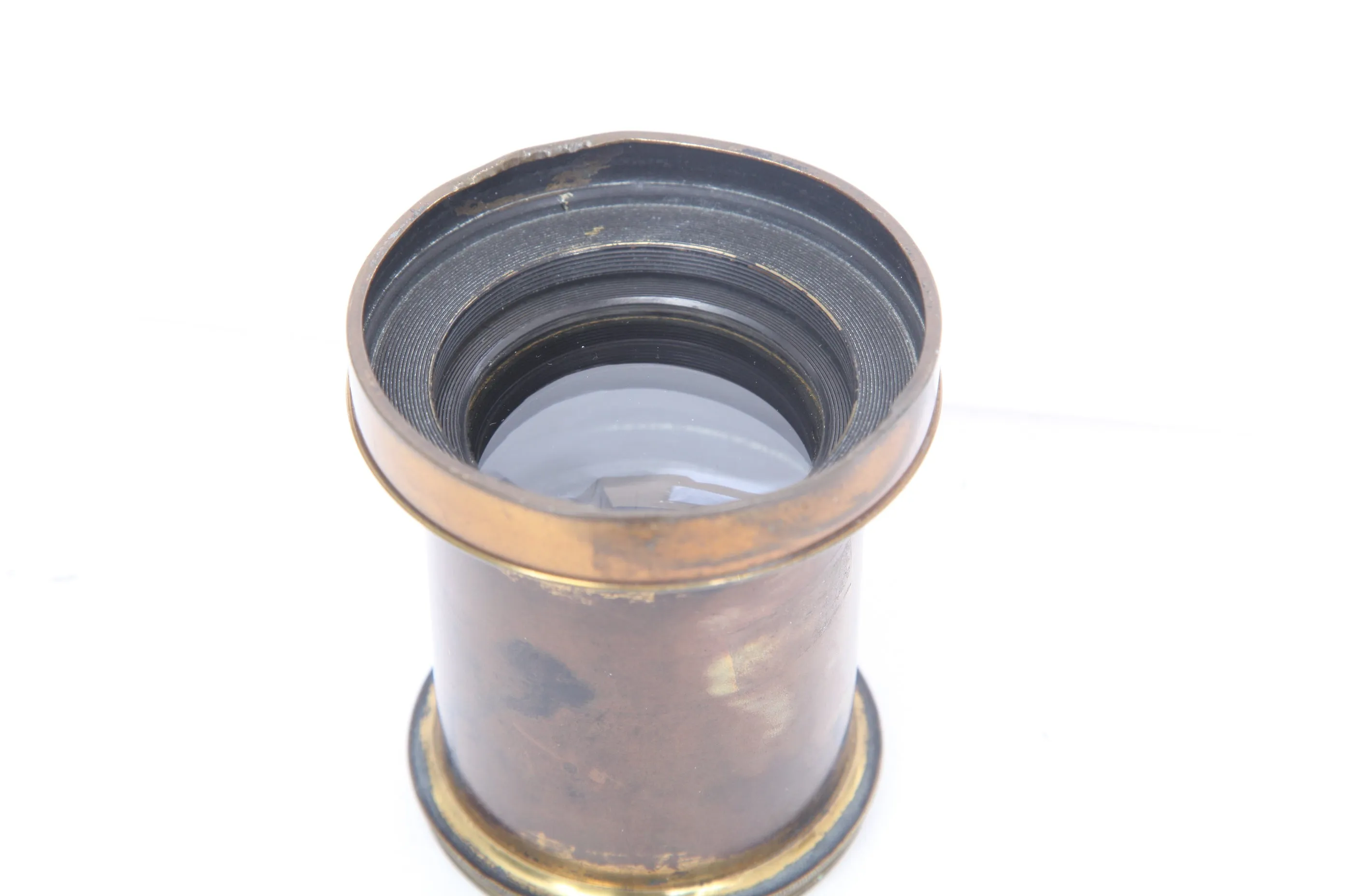 J. H. Dallmeyer 10x8 Rapid Rectilinear Brass Lens