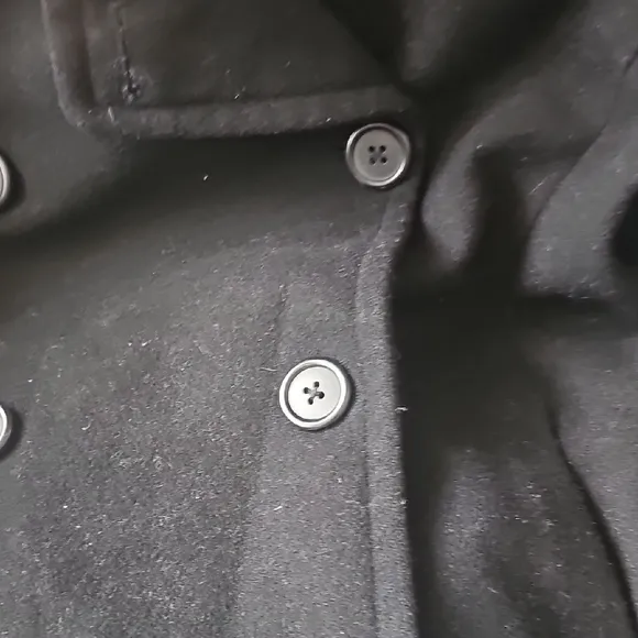 J.Crew Black Peacoat