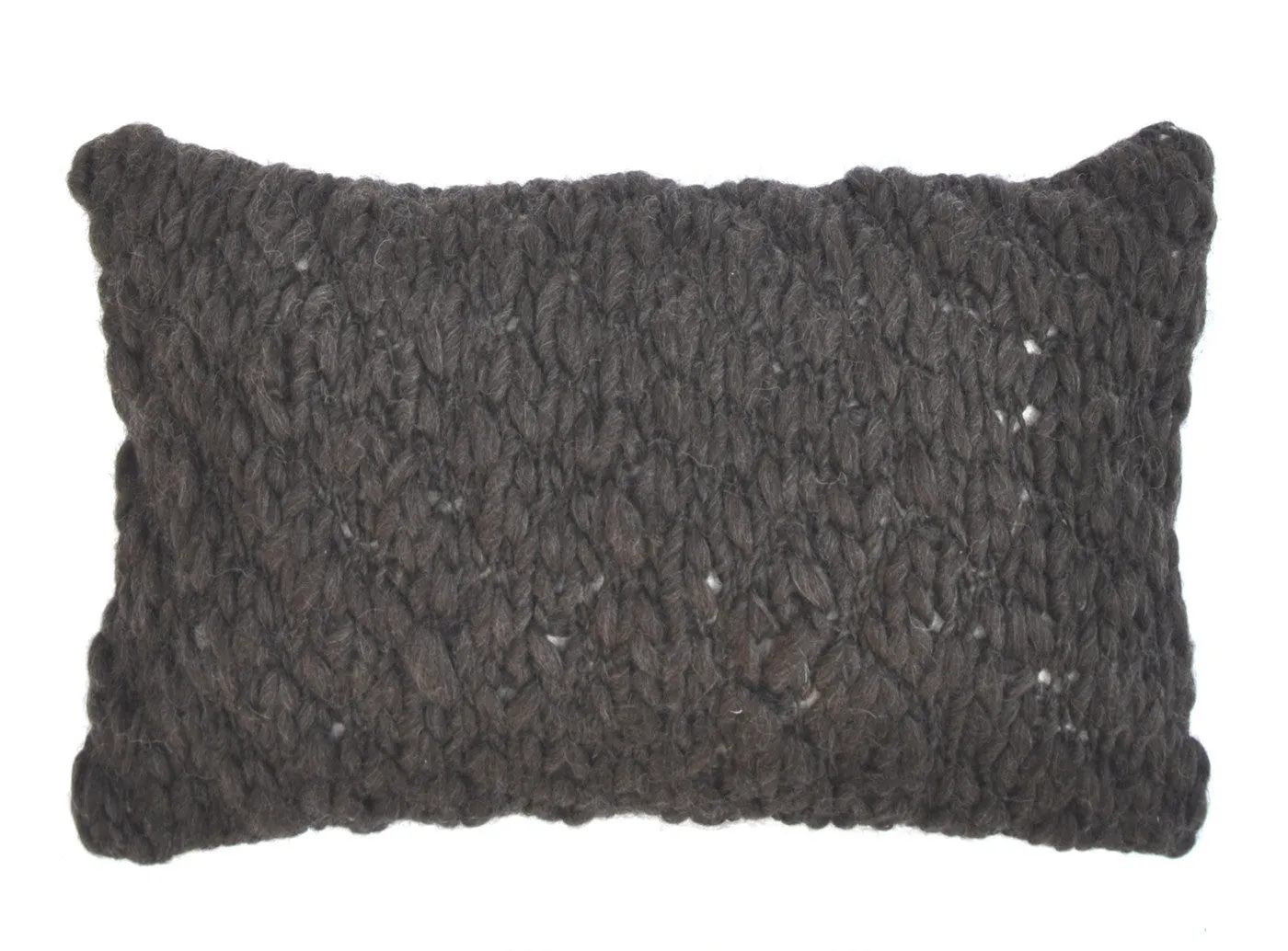 Jersey Cable Knit Throw Pillow