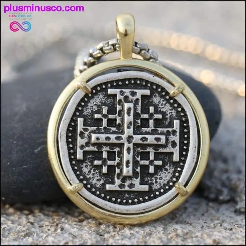 Jerusalem Crusaders Cross Templar Mens Hebrew Jewelry 5