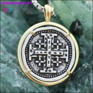 Jerusalem Crusaders Cross Templar Mens Hebrew Jewelry 5