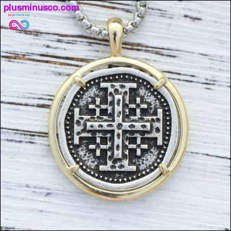 Jerusalem Crusaders Cross Templar Mens Hebrew Jewelry 5