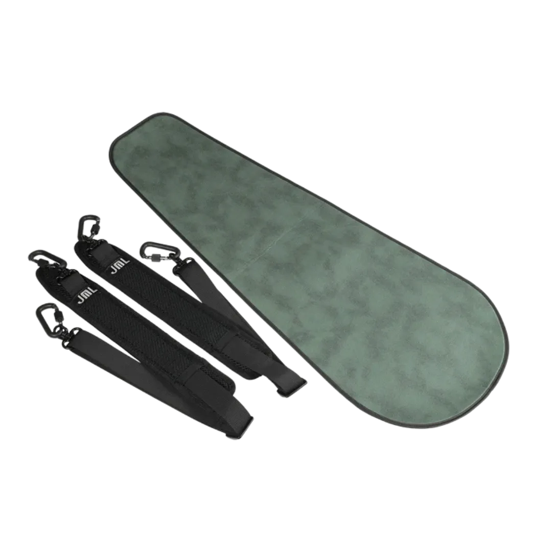 JML Carbon Fibre 1.7 Shaped Adjustable Viola Case Garden Green 15"-16.5"
