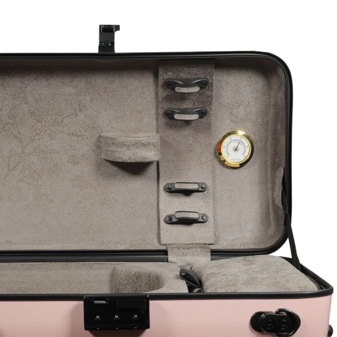 JML Carbon Fibre 1.8 Oblong Violin Case Sakura Pink 4/4