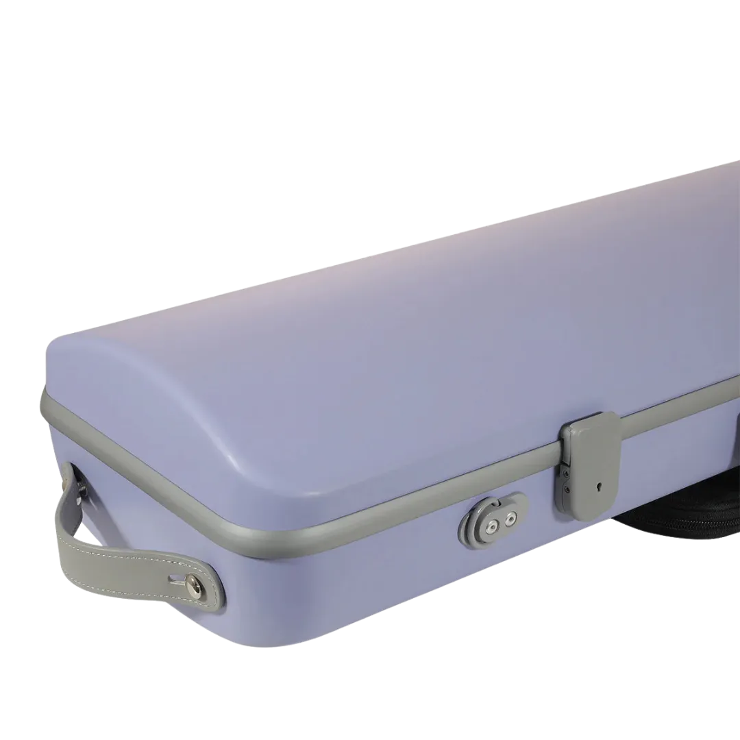 JML Carbon Fibre 1.8 Oblong Violin Case Twilight Purple 4/4