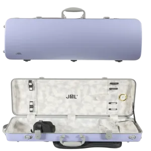 JML Carbon Fibre 1.8 Oblong Violin Case Twilight Purple 4/4
