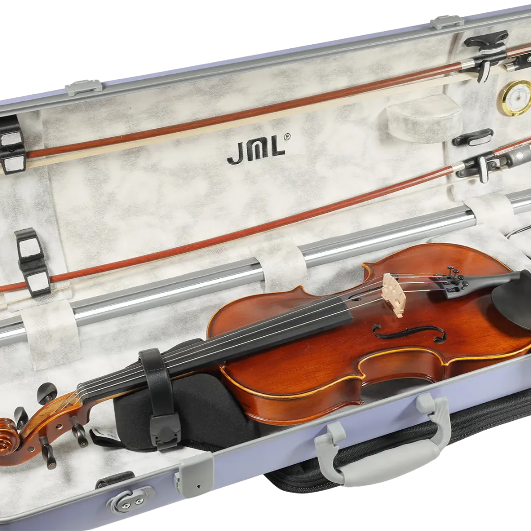 JML Carbon Fibre 1.8 Oblong Violin Case Twilight Purple 4/4