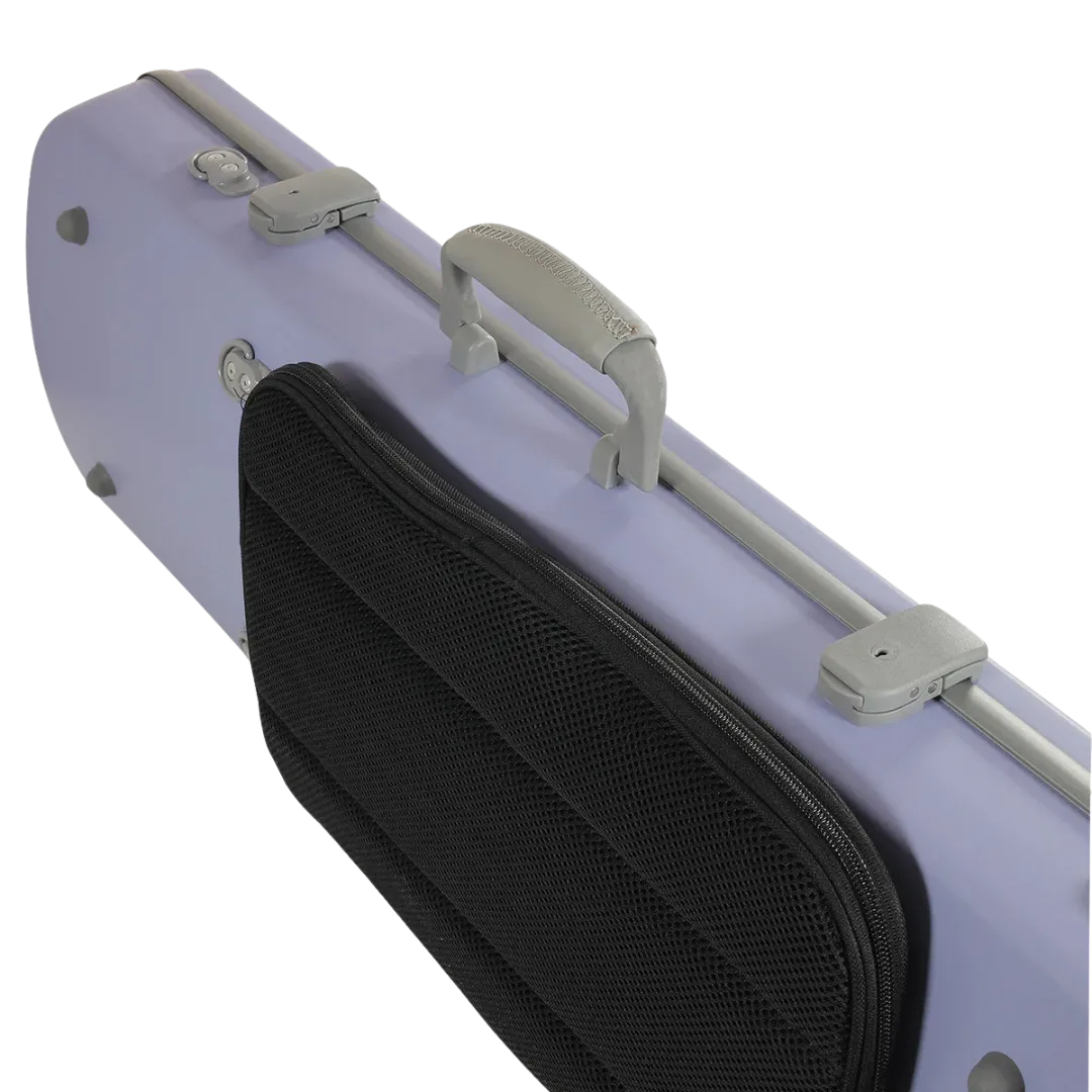 JML Carbon Fibre 1.8 Oblong Violin Case Twilight Purple 4/4