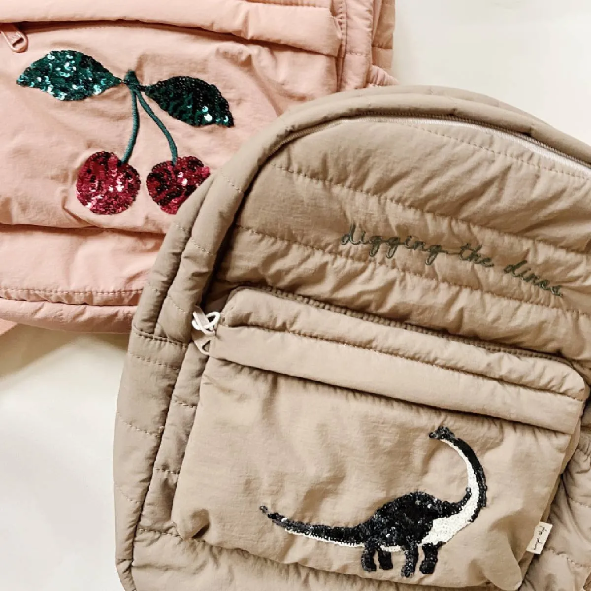 Juno Quilted Sequin Backpack Midi - Rucksack mit Glitzerapplikation