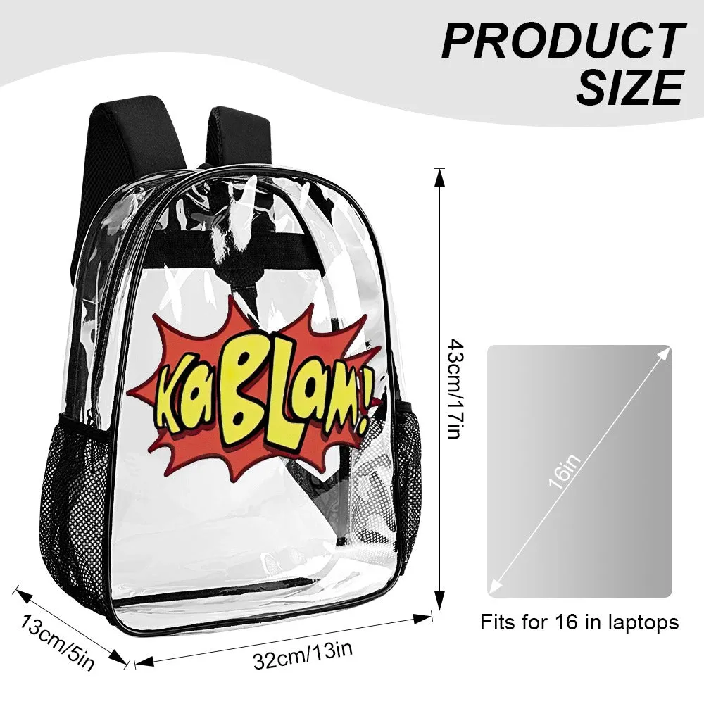 Kablam Transparent Backpack 17 Inch