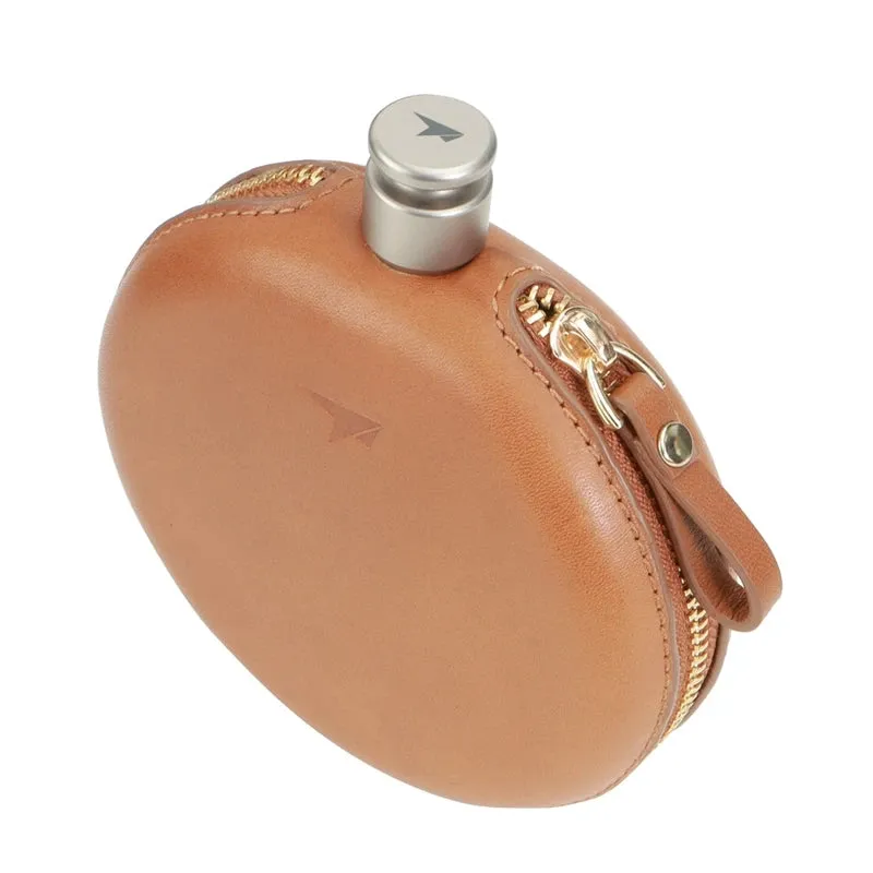 Keith Titanium Round Hip Flask