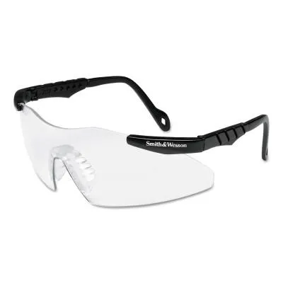 Kimberly-Clark Professional Magnum 3G Safety Eyewear, Clear Polycarb Anti-Scratch Lenses, Black Nylon Frame, 19799