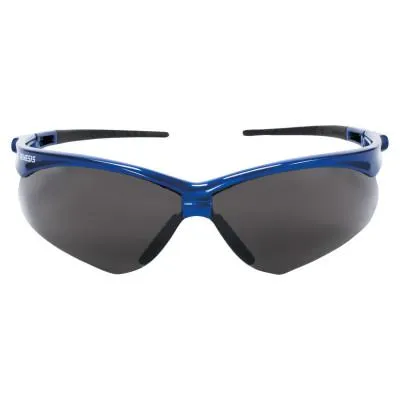 Kimberly-Clark Professional V30 Nemesis Safety Glasses, Smoke, Polycarbonate, Anti-Fog, Metalic Blue, 47387
