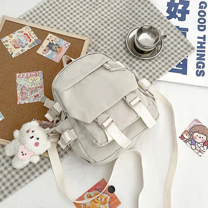 Korean Nylon Oxford Fabric Versatile Literature Backpack
