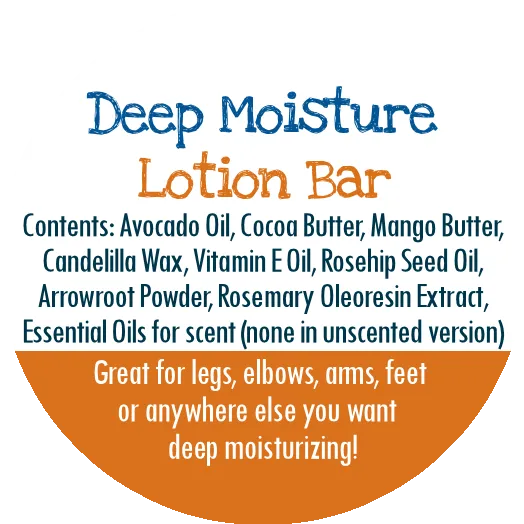 Last Chance!  Tangerine Grapefruit Deep Moisture Zero Waste Solid Lotion Bar