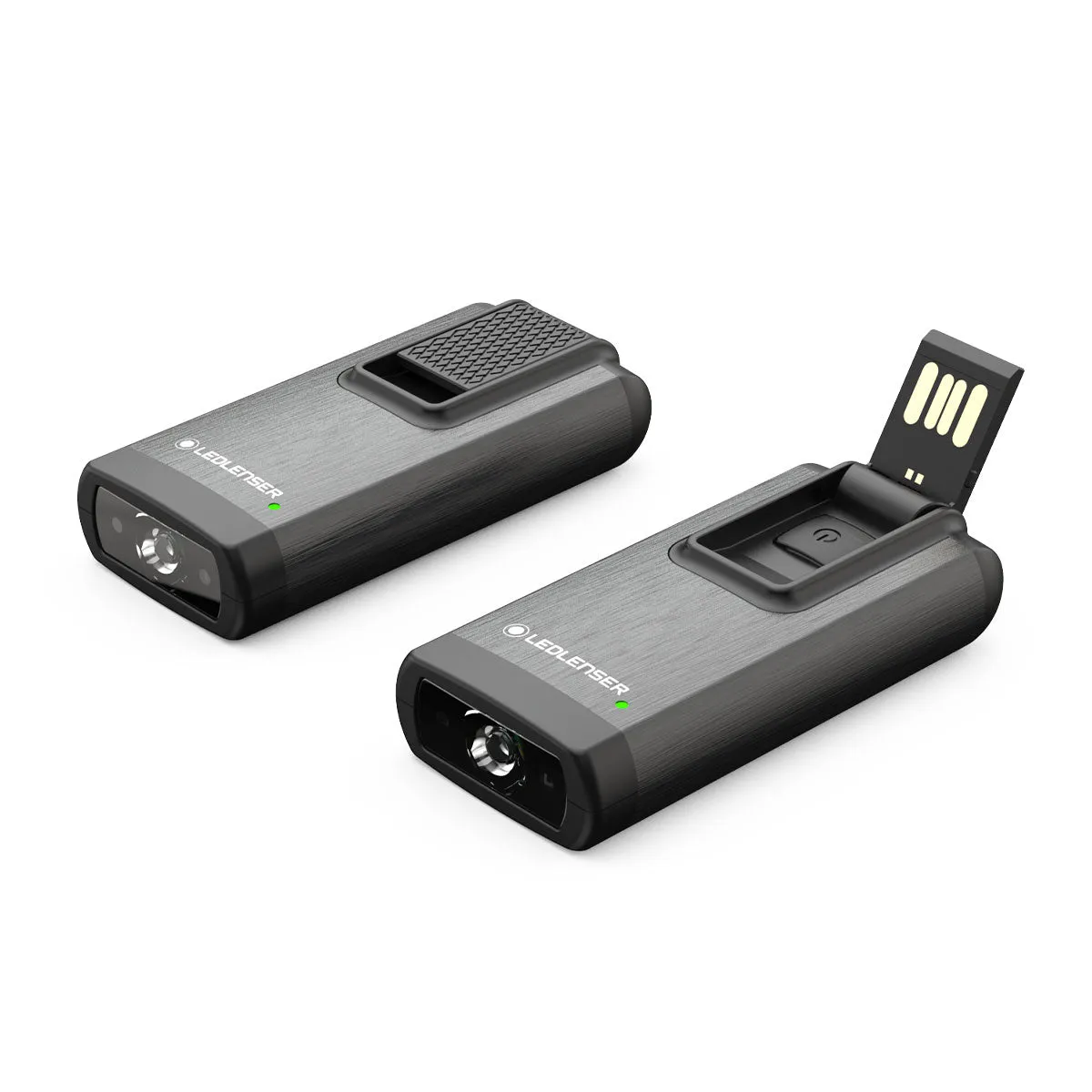 Ledlenser K6R Key Ring Lamp with 4GB USB Flash Drive Grey with Gift Box