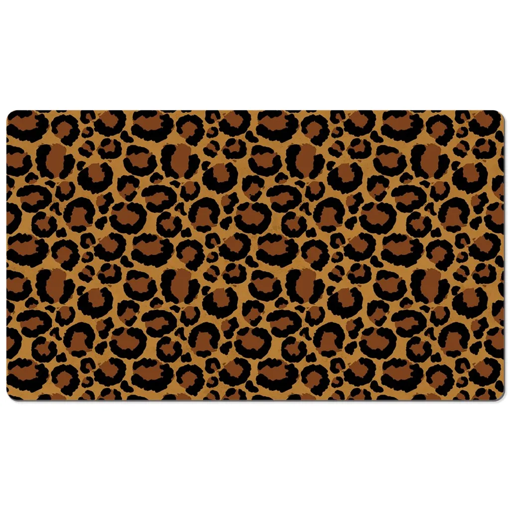 Leopard Animal Print Desk Mats 4 Sizes