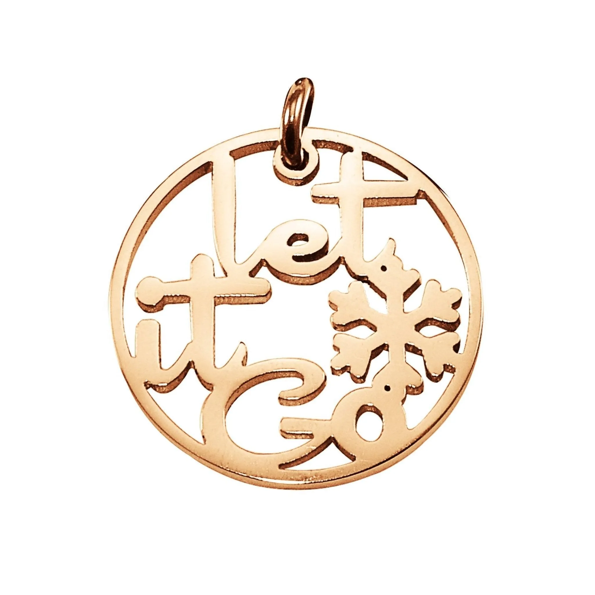 Let It Go Charm for Keyring
