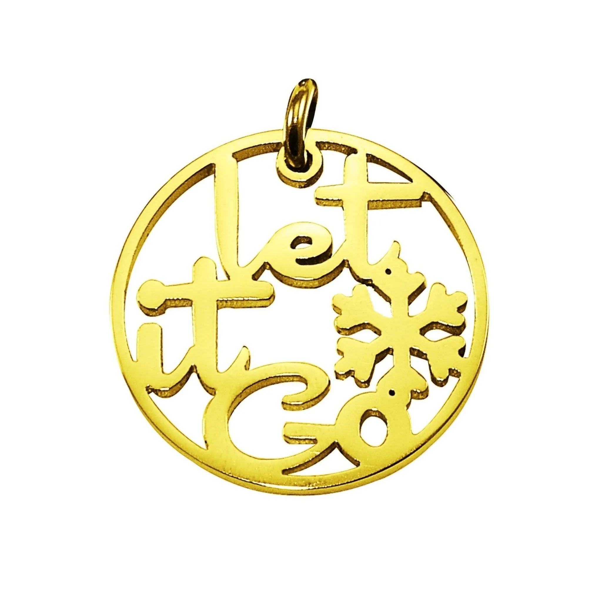 Let It Go Charm for Keyring