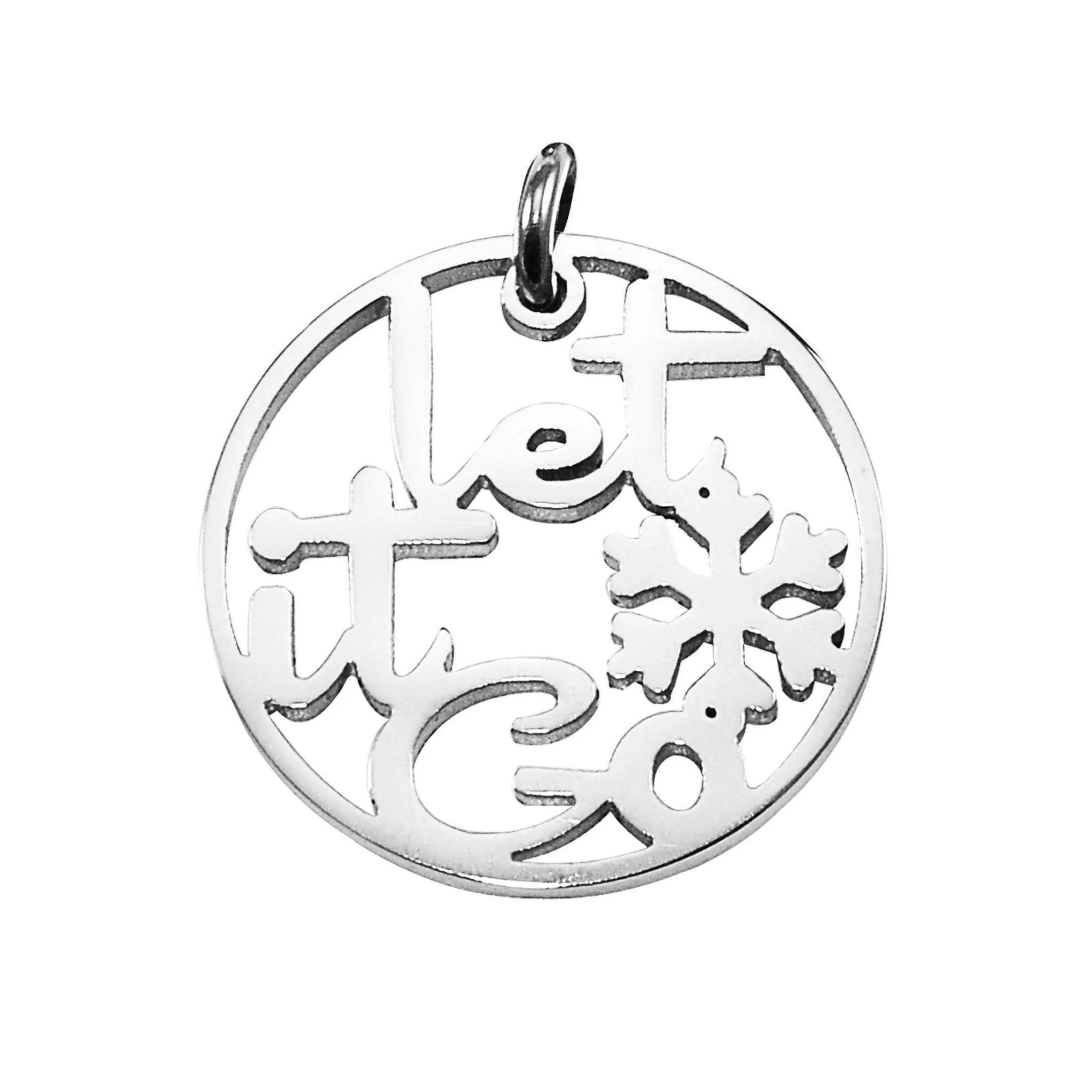 Let It Go Charm for Keyring
