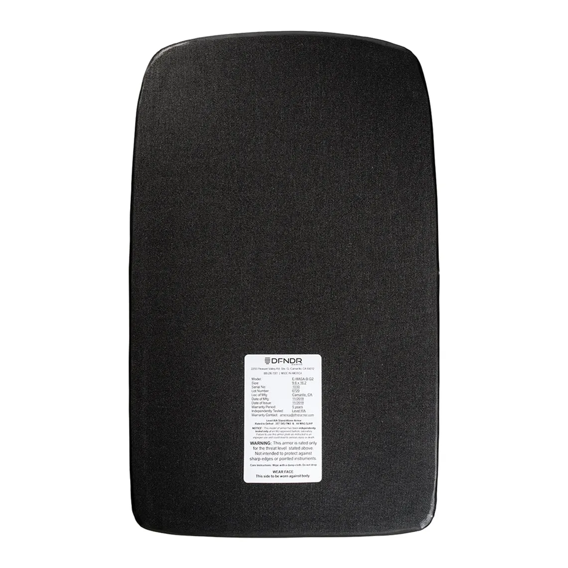 Level III  Rifle Rated Backpack Shield