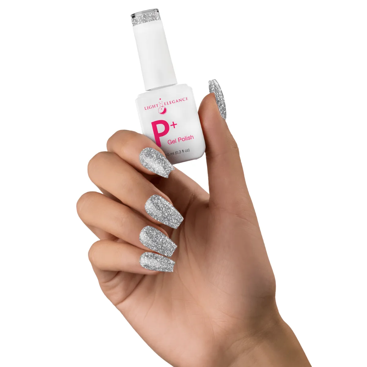 Light Elegance P  Soak-Off Glitter Gel Polish - Sterling