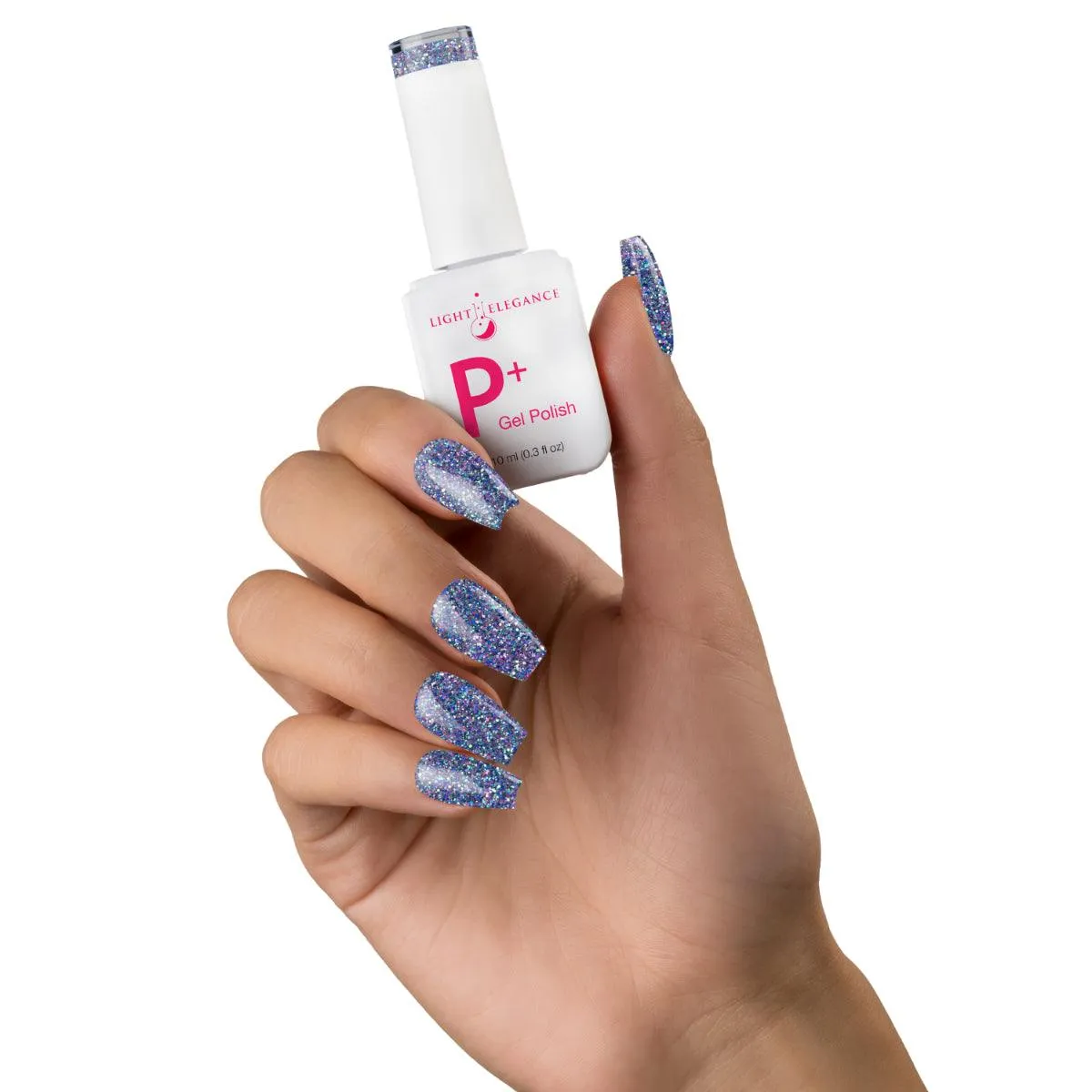Light Elegance P  Soak-Off Glitter Gel Polish - Tough Act To Follow
