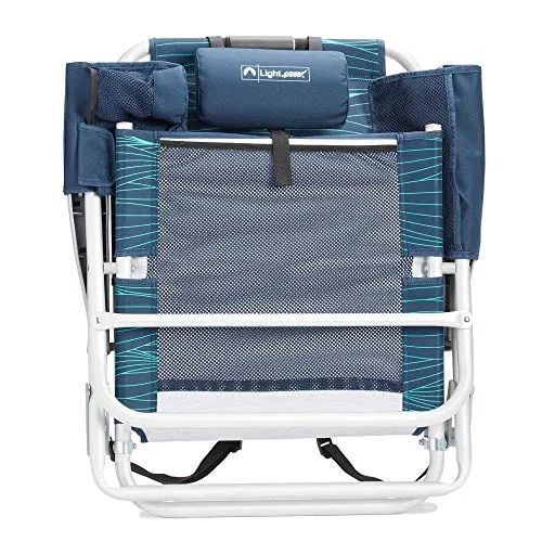 Lightspeed Outdoors Reclining Beach Chair | Lightweight Folding Chair