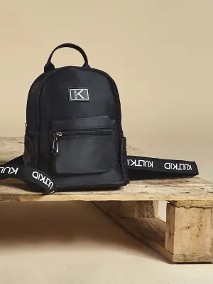 Logo Strap Backpack in Onyx