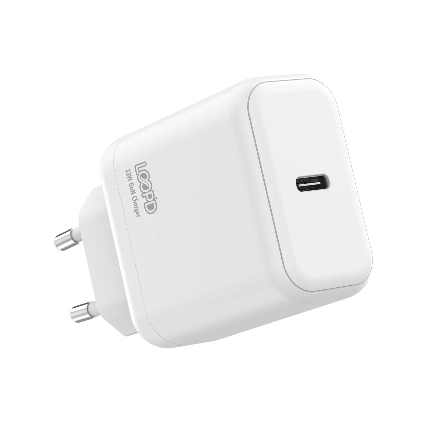 Loopd 1 Port PD Wall Charger 30W – White