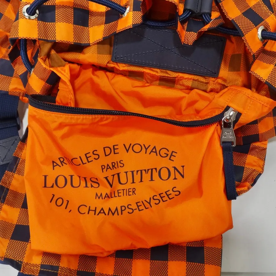 Louis Vuitton 2012 Damier Masai Adventure Practical Backpack