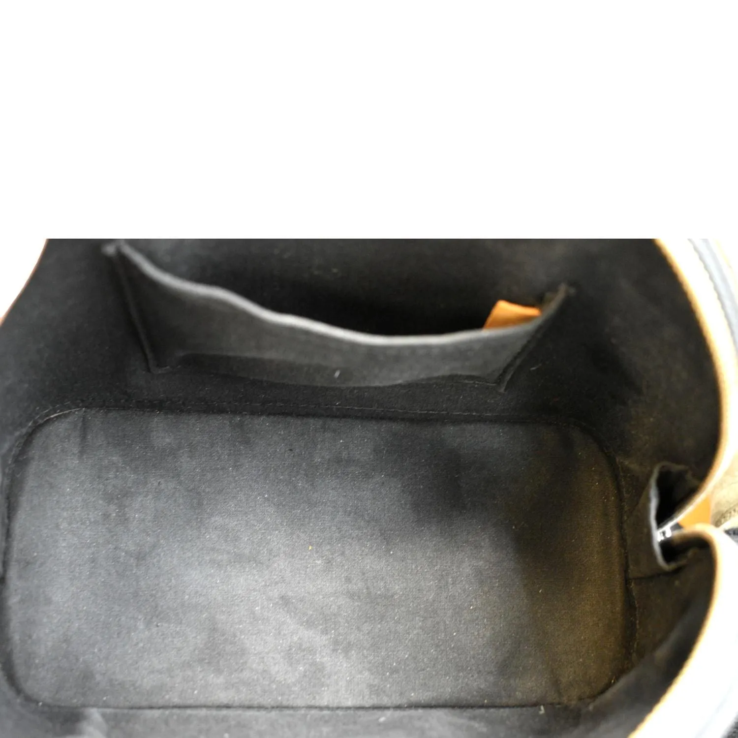 LOUIS VUITTON Alma BB Vernis Leather Satchel Crossbody Bag Black